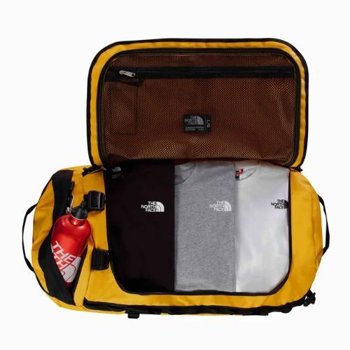 Torba podróżna The North Face Base Camp Duffel L 95 l summit gold/black/npf