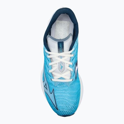 Buty do biegania damskie Mizuno Wave Rebellion Flash 2 river blue/blue wing teal/white