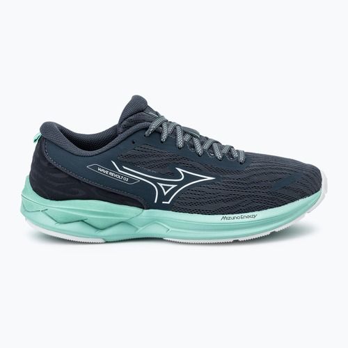 Buty do biegania damskie Mizuno Wave Revolt 3 india ink/neo silver/dusty jade green
