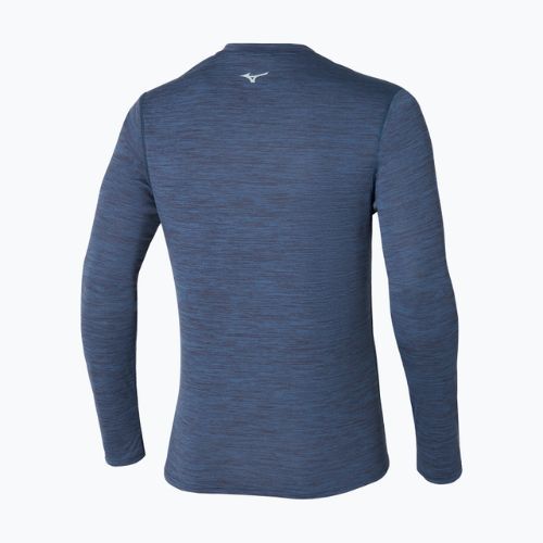 Longsleeve do biegania męski Mizuno Impulse Core Half Zip estate blue