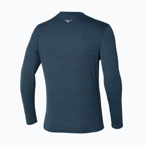 Longsleeve do biegania męski Mizuno Impulse Core Half Zip blue wing teal