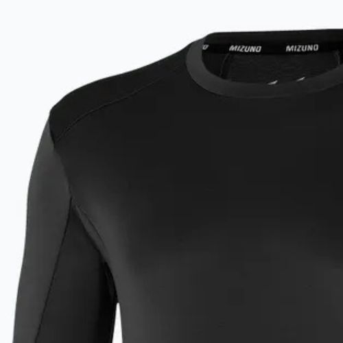 Longsleeve do biegania męski Mizuno Thermal Charge Breath Thermo black