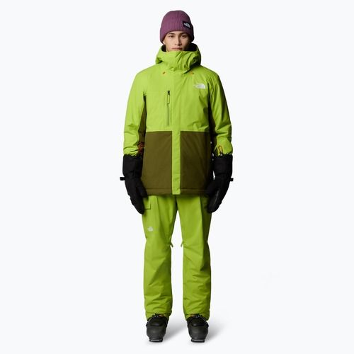 Kurtka narciarska męska The North Face Freedom Insulated meadow brass/forest olive