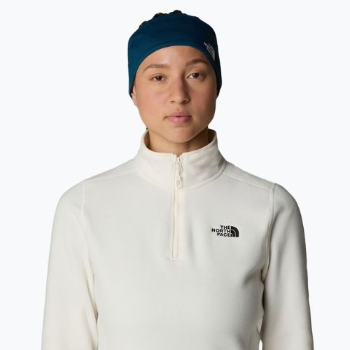 Bluza damska The North Face 100 Glacier 1/4 Zip white dune/npf