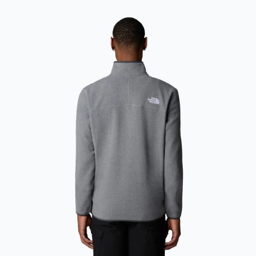 Bluza męska The North Face 100 Glacier 1/4 Zip medium grey heather