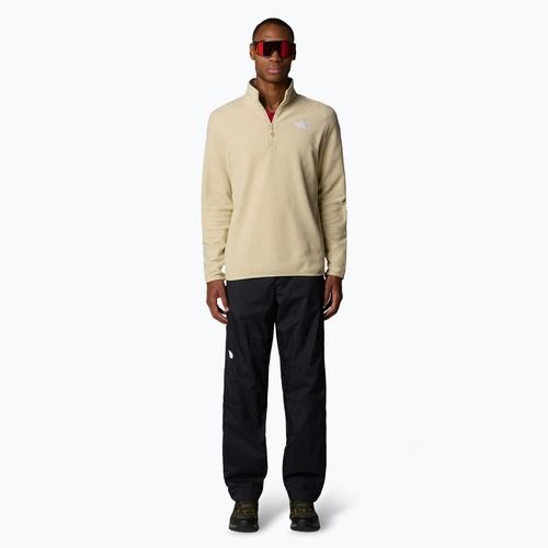 Bluza męska The North Face 100 Glacier 1/4 Zip zion orange/concrete grey