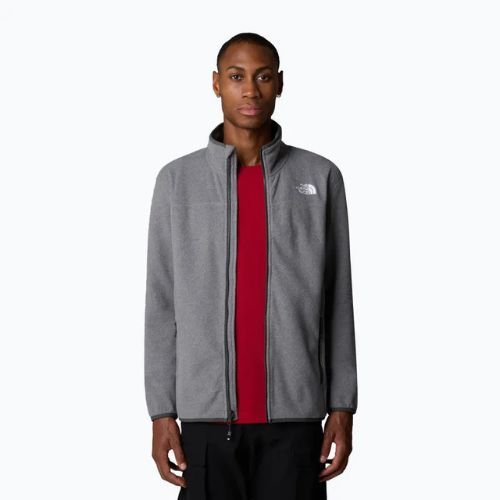 Bluza męska The North Face 100 Glacier Full Zip medium grey heather