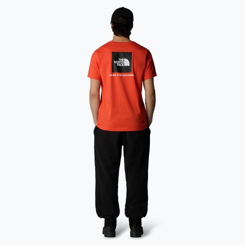 Koszulka męska The North Face Box Nse crimson orange/black