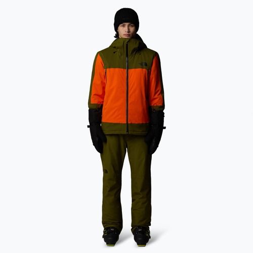 Kurtka narciarska męska The North Face Mount Bre orange/forest olive