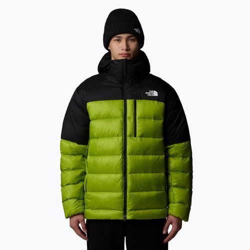 Kurtka męska The North Face Kalix Down Hoodie meadow grass/black
