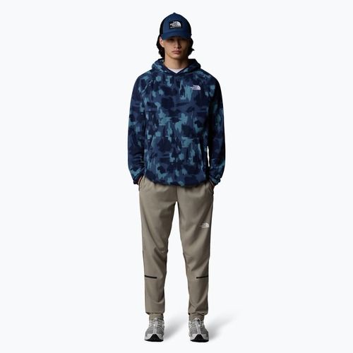 Bluza męska The North Face Mountain Athletics Fleece Print summit navy aop print