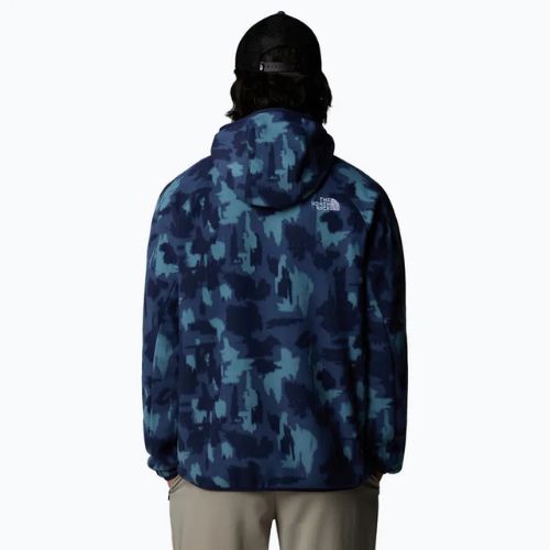 Bluza męska The North Face Mountain Athletics Fleece Print summit navy aop print