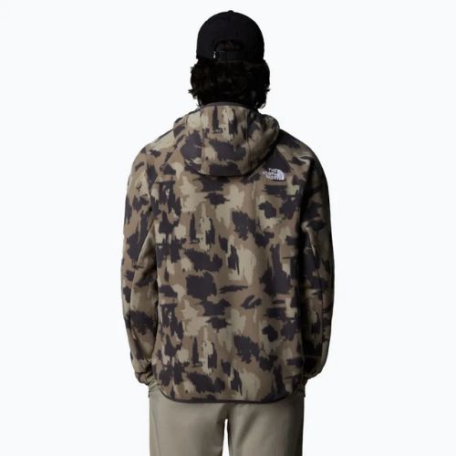 Bluza męska The North Face Mountain Athletics Fleece Print cavern grey painted mou