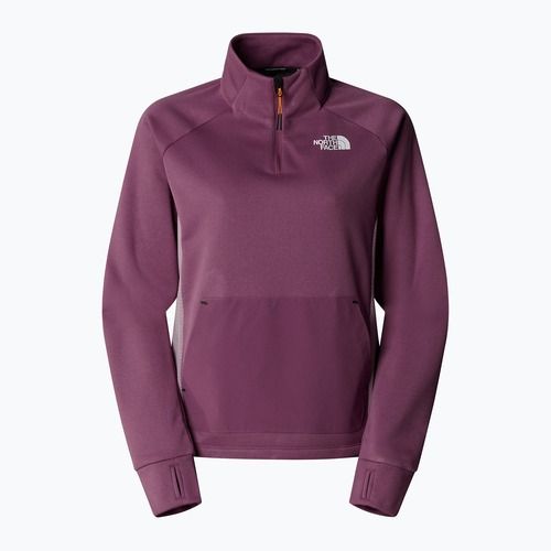 Bluza damska The North Face Mountain Athletics Fleece 1/4 Zip midnight mauve/ purple chalk