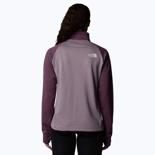 Bluza damska The North Face Mountain Athletics Fleece 1/4 Zip midnight mauve/ purple chalk