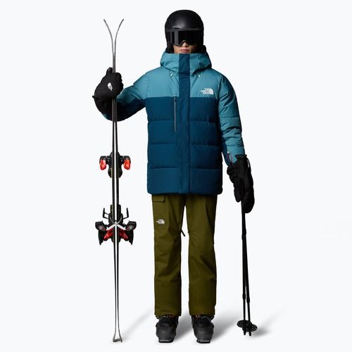 Kurtka narciarska męska The North Face Corefire Down Windstopper Jacket midnight petrol/algae blue