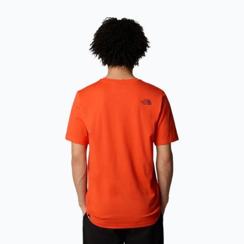 Koszulka męska The North Face Easy crimson orange/alpine plum
