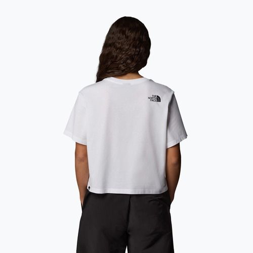 Koszulka damska The North Face Easy Relaxed Cropped white