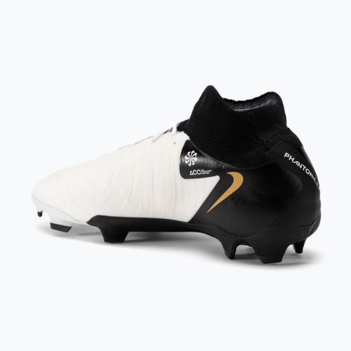 Buty piłkarskie męskie Nike Phantom Luna II Pro FG white/metallic gold coin/black