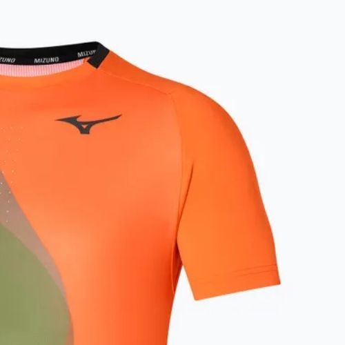 Koszulka tenisowa męska Mizuno Release Shadow Tee vibrant orange