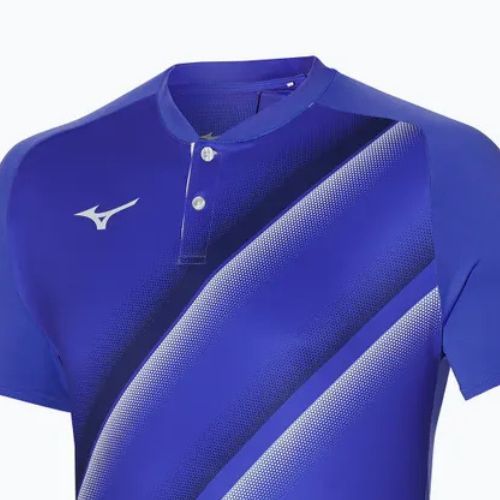 Koszulka polo tenisowa męska Mizuno Shadow violet blue