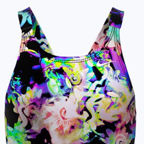 Strój pływacki jednoczęściowy dziecięcy Nike Hydrastrong Multi Print Fastback rainbow