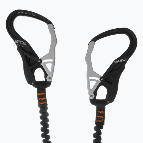 Lonża Salewa Set Via Ferrata Ergo Tex black/orange