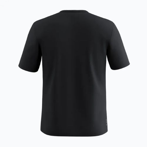 Koszulka męska Salewa Solidlogo Dry black out