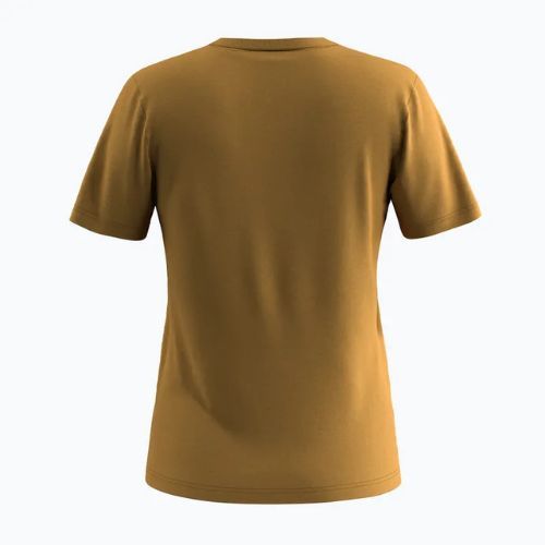 Koszulka damska Salewa Solid Dry golden brown new logo