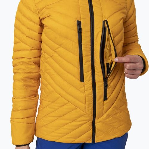 Kurtka ocieplana damska Salewa Ortles Hyb Rds Dwn gold