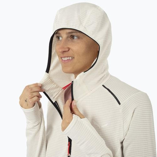 Bluza trekkingowa damska Salewa Pedroc PL Hooded white