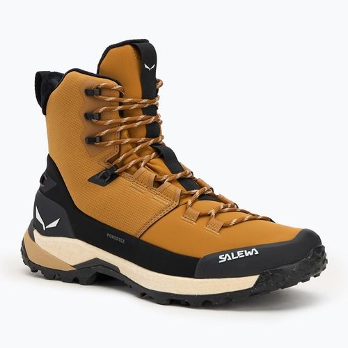 Buty trekkingowe męskie Salewa Puez Winter Mid Ptx golden brown/black