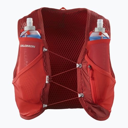 Kamizelka do biegania Salomon Active Skin 8 Set red dahlia/high risk