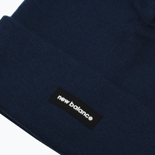 Czapka zimowa New Balance Linear Cuffed navy
