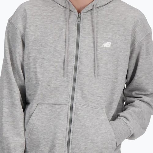 Bluza męska New Balance Stacked Logo French athletic grey