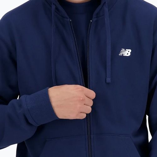 Bluza męska New Balance Stacked Logo French navy