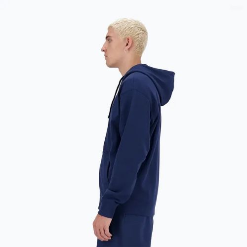 Bluza męska New Balance Stacked Logo French navy