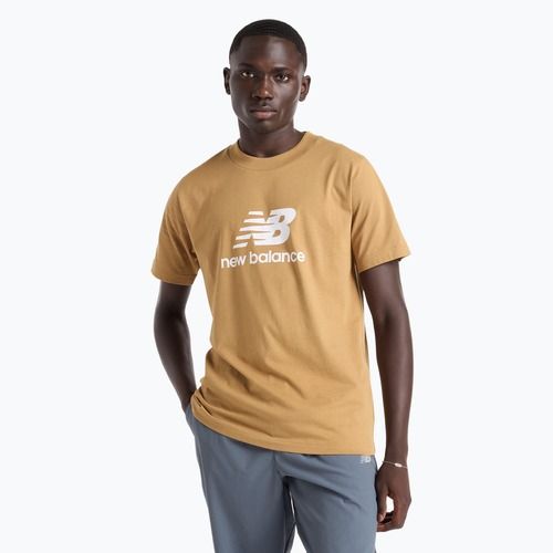 Koszulka męska New Balance Stacked Logo great plains
