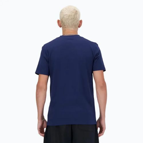Koszulka męska New Balance Stacked Logo navy