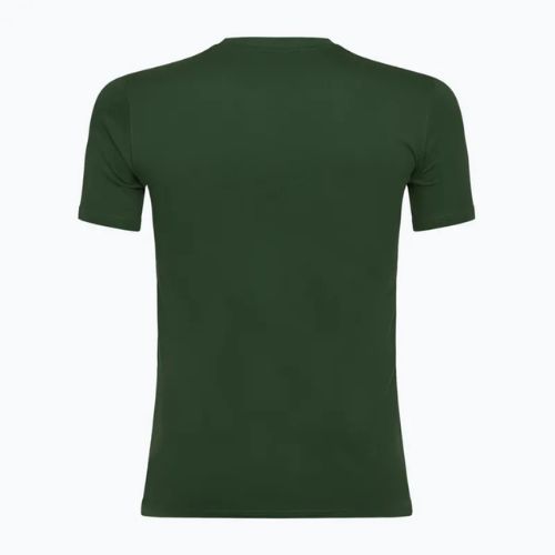 Koszulka męska New Balance Stacked Logo night watch green