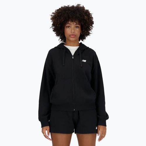Bluza damska New Balance French Terry Full Zip black