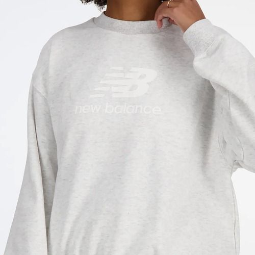 Bluza damska New Balance French Terry Stacked ash heather