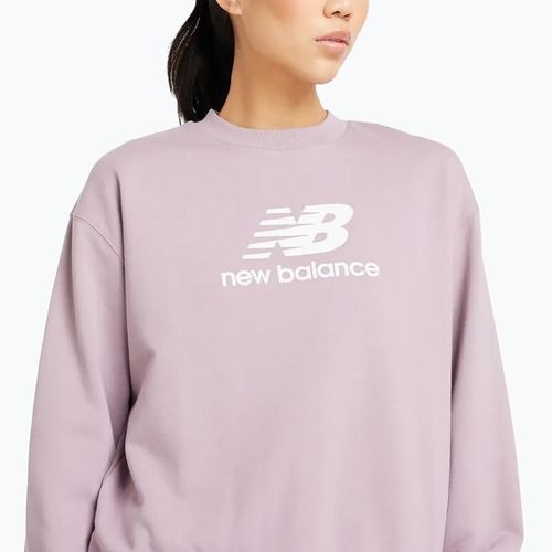 Bluza damska New Balance French Terry Stacked icewine