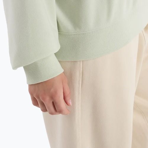 Bluza damska New Balance French Terry Small Logo natural mint