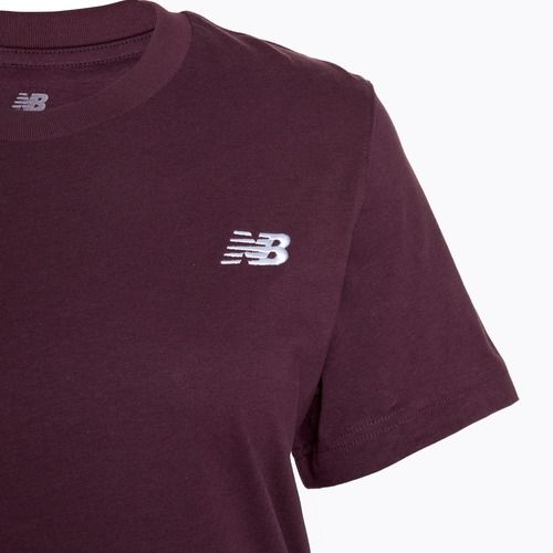 Koszulka damska New Balance Essentials Jersey plum brown