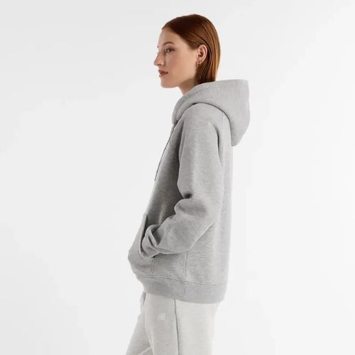 Bluza damska New Balance Fleece Hoodie athletic grey