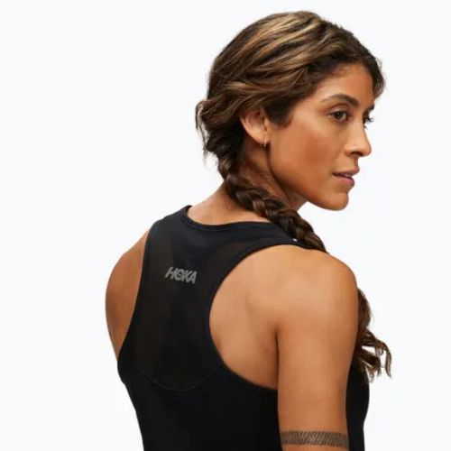Koszulka do biegania damska HOKA Airolite Run Tank black