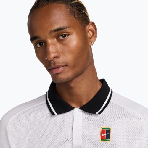 Koszulka tenisowa męska Nike Court Heritage Polo white/black