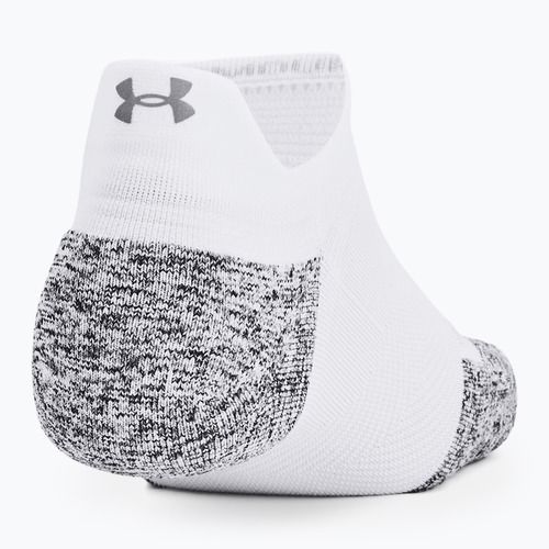 Skarpety Under Armour Dry Run Cushion No Show 3 pary white/halo gray/reflective