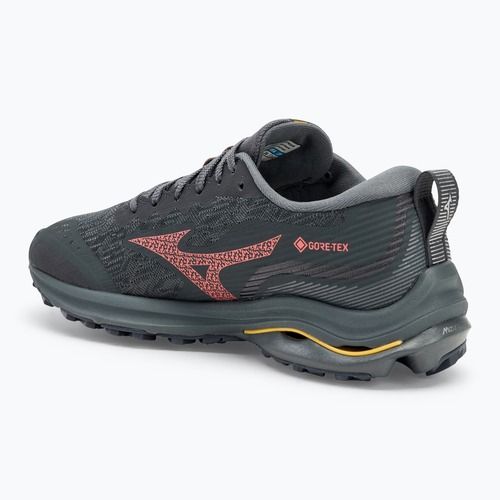 Buty do biegania damskie Mizuno Wave Rider GTX ebony/ dubarry/ citrus